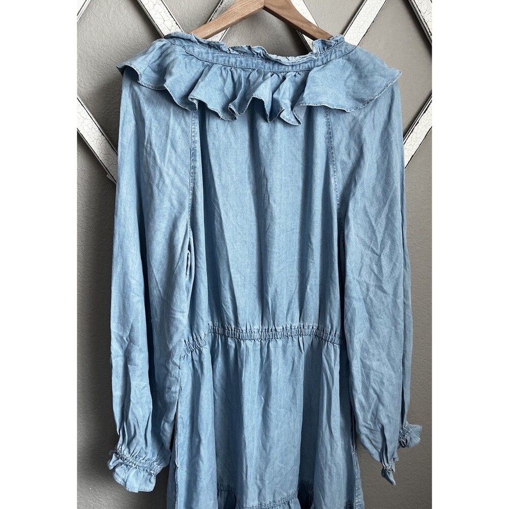 NWT! Lauren Ralph Lauren Women's 12 Tie Blouson Sleeve Dress Lyocell - Picture 8 of 9